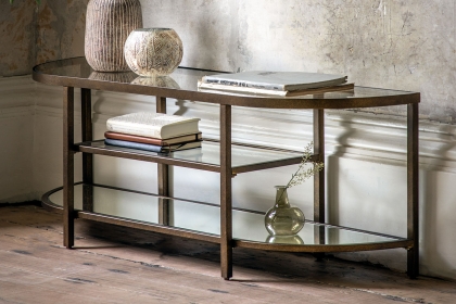 Gallery Direct Hudson Bronze Media TV Unit