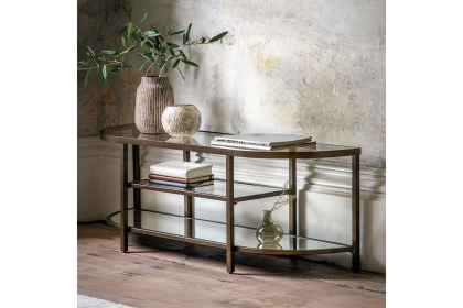 Gallery Direct Hudson Bronze Media TV Unit