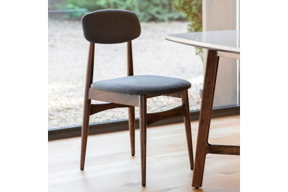 Gallery Direct Barcelona Dark Wood Dining Chair (Pair)