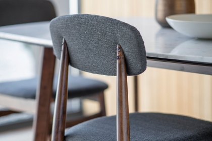 Gallery Direct Barcelona Dark Wood Dining Chair (Pair)