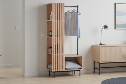 Gallery Direct Okayama Oak Open Wardrobe