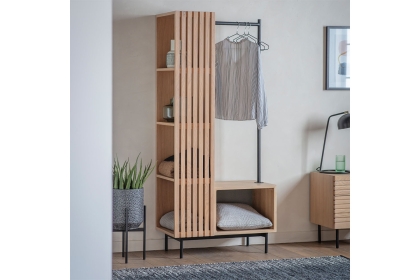 Gallery Direct Okayama Oak Open Wardrobe