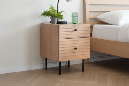 Gallery Direct Okayama Oak Bedside Table