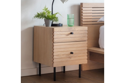 Gallery Direct Okayama Oak Bedside Table