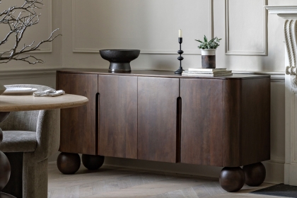 Gallery Direct Sculpt Mango Wood Large Sideboard