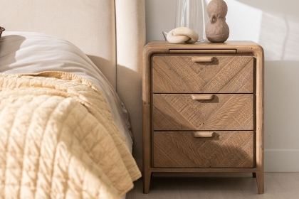 Atauro Reclaimed Wood Large Bedside Table