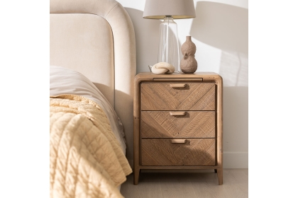 Atauro Reclaimed Wood Large Bedside Table