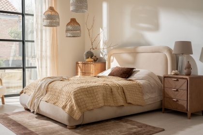 Atauro Amelia Fabric Bed Frame