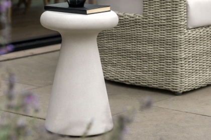 Gallery Direct Pavia Outdoor Concrete Side Table