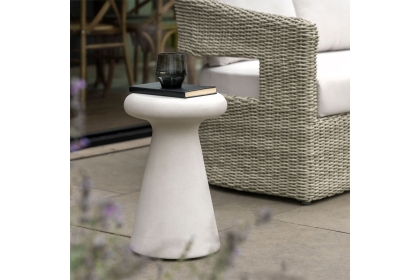 Gallery Direct Pavia Outdoor Concrete Side Table