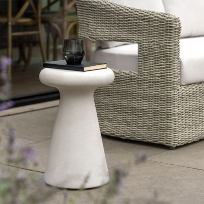 Gallery Direct Pavia Outdoor Concrete Side Table