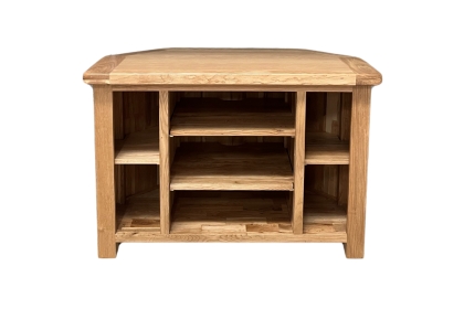 Largo Rustic Solid Oak Corner TV Unit Largo Rustic Solid Oak Corner TV Unit