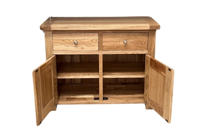 Largo Rustic Solid Oak Small Sideboard Largo Rustic Solid Oak Small Sideboard