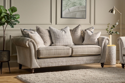 Dandy Fabric 3 Seater Sofa - Pillow Back Dandy Fabric 3 Seater Sofa - Pillow Back