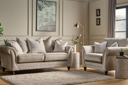 Dandy Fabric Snuggler Love Chair