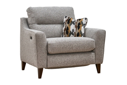 Ace Fabric Reclining Motion Love Chair