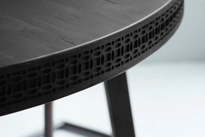 Gallery Direct Boho Boutique Round Dining Table Set & 4 Edington Chairs