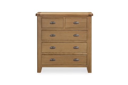 Tewkesbury Smoked Oak 5 Drawer Chest of Drawers