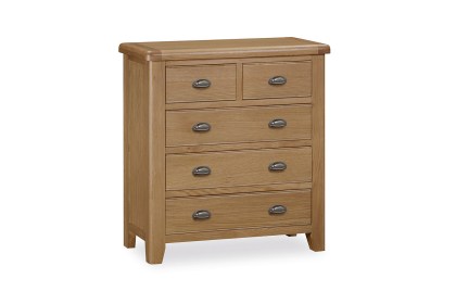 Tewkesbury Smoked Oak 5 Drawer Chest of Drawers