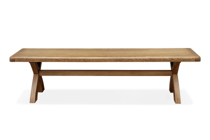 Tewkesbury Smoked Oak 200cm Dining Bench