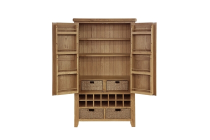 Tewkesbury Smoked Oak Kitchen Larder Unit