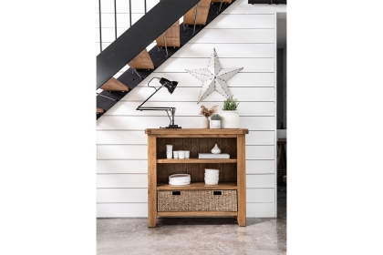 Tewkesbury Smoked Oak Small Bookcase