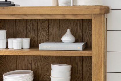 Tewkesbury Smoked Oak Small Bookcase