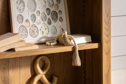 Tewkesbury Smoked Oak Large Bookcase