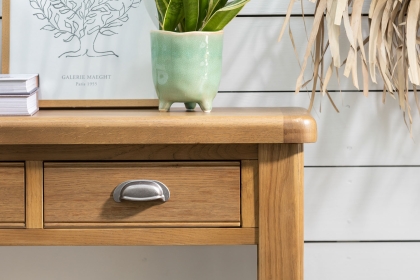 Tewkesbury Smoked Oak Console Table
