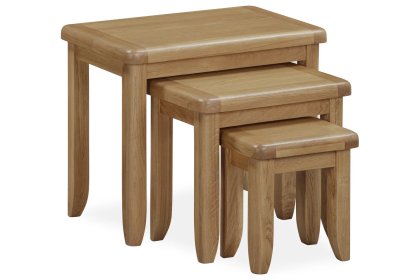 Tewkesbury Smoked Oak Nest of Tables