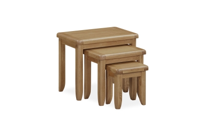 Tewkesbury Smoked Oak Nest of Tables