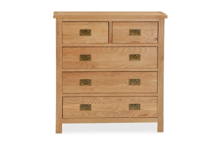Salisbury Lite Oak 2 Over 3 Chest of Drawers Salisbury Lite Oak 2 Over 3 Chest of Drawers