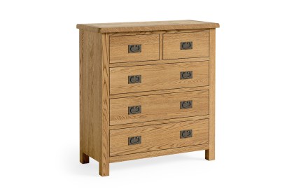 Salisbury Lite Oak 2 Over 3 Chest of Drawers