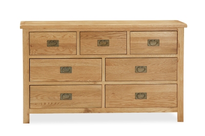 Salisbury Lite Oak 3 Over 4 Chest of Drawers Salisbury Lite Oak 3 Over 4 Chest of Drawers
