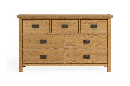 Salisbury Lite Oak 3 Over 4 Chest of Drawers