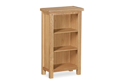Salisbury Lite Oak Low Narrow Bookcase