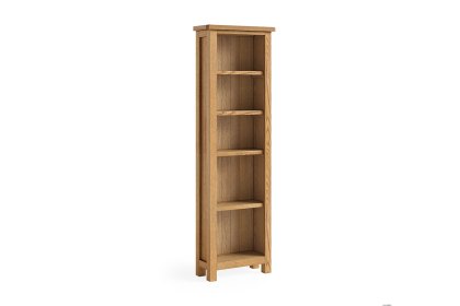 Salisbury Lite Oak Slim Bookcase