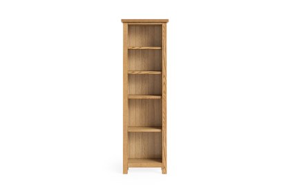 Salisbury Lite Oak Slim Bookcase