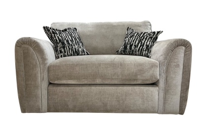 Upton Fabric Snuggler Love Chair