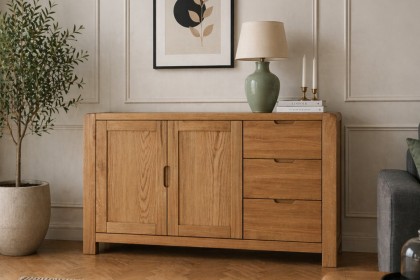Bergen Oak Large Sideboard