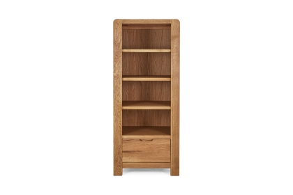 Bergen Solid Oak Tower Unit Bookcase