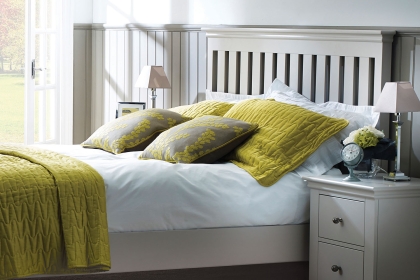 Bordeaux Painted Cotton Bed Frame