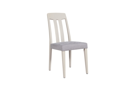 Vida Living Marlow Wooden Slat Dining Chair in Cashmere Grey
