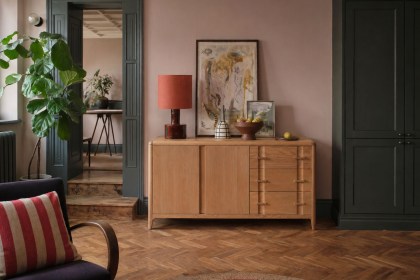 G Plan Maddison Oak Wide Sideboard