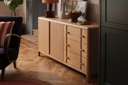 G Plan Maddison Oak Wide Sideboard