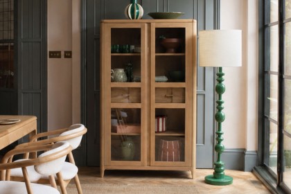 G Plan Maddison Oak Display Cabinet