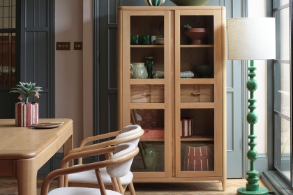 G Plan Maddison Oak Display Cabinet