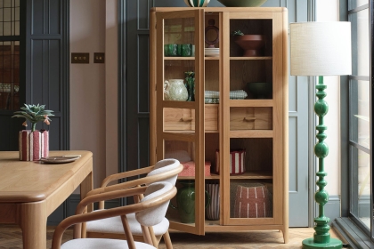 G Plan Maddison Oak Display Cabinet