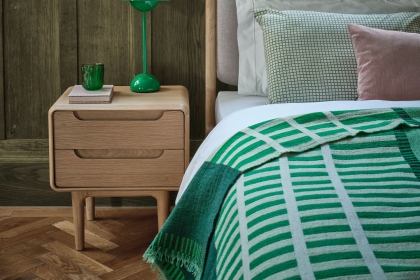 G Plan Winchester Retro Oak Bedside Table