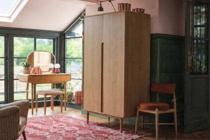 G Plan Winchester Retro Oak Double Wardrobe